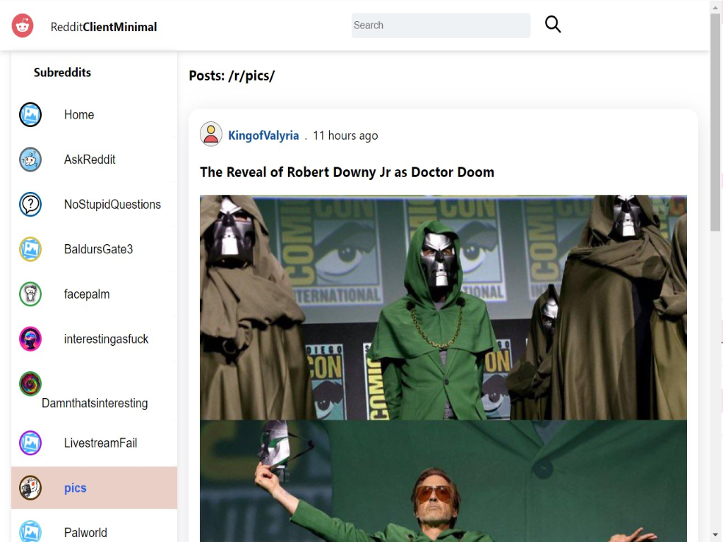 RedditMinimal